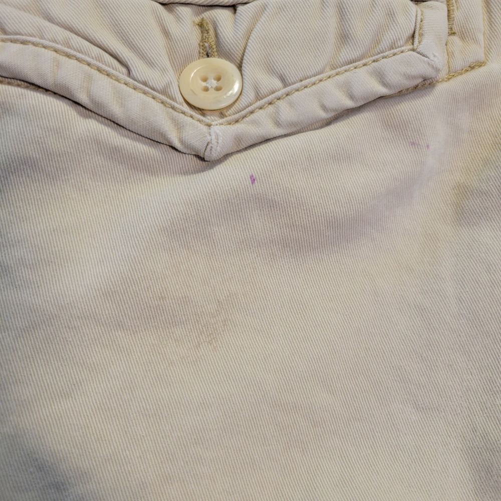 Polo Ralph Lauren Mens Cargo Shorts Tan Khaki Cotton Twill Size 31 Utility - Picture 5 of 7